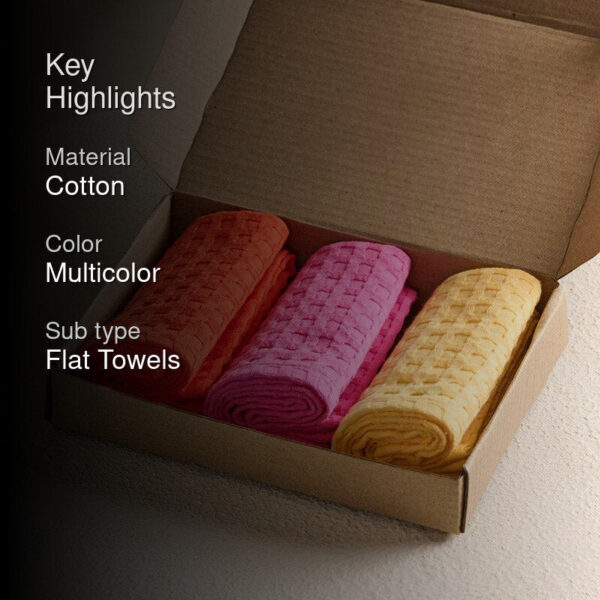 Sunset Hues Towel Set & Lunch Bag - Four Piece Set