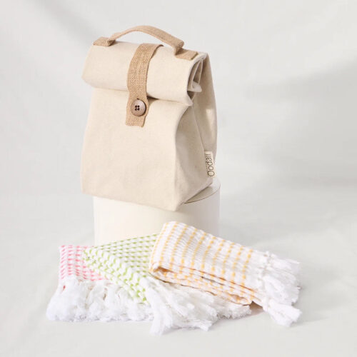 Trista Tots Towel Set & Lunch Bag - Four Piece Set