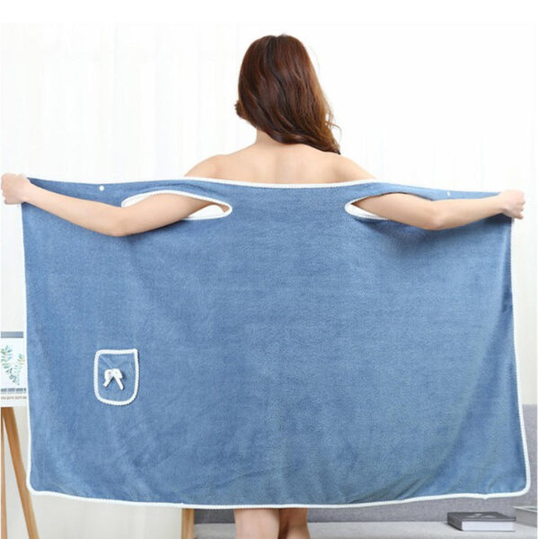 Velvessa Microfiber Bath Wrap - Blue