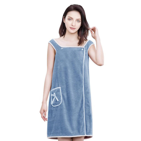 Velvessa Microfiber Bath Wrap - Blue