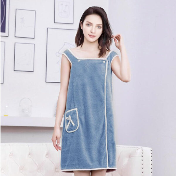 Velvessa Microfiber Bath Wrap - Blue