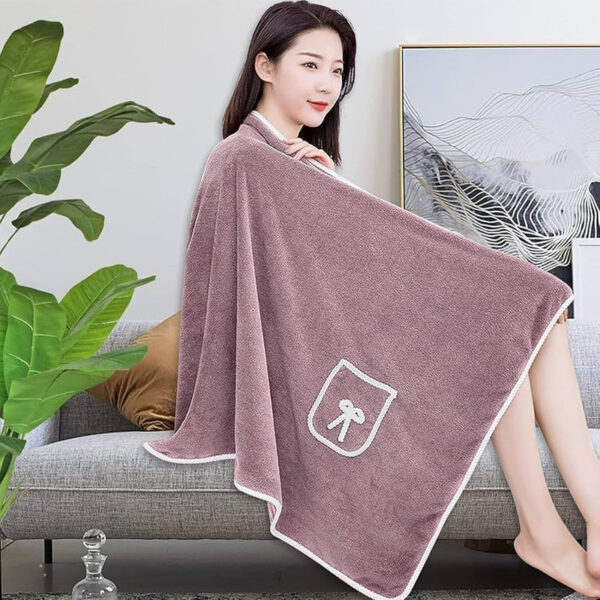 Velvessa Microfiber Bath Wrap - Onion Pink