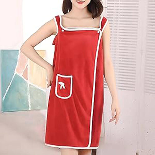 Velvessa Microfiber Bath Wrap - Red