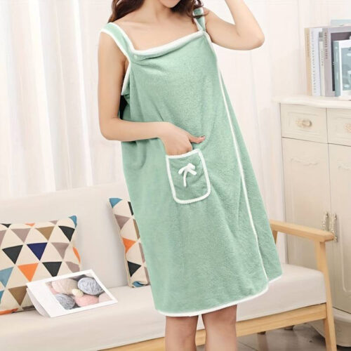 Velvessa Microfiber Bath Wrap - Soft Green