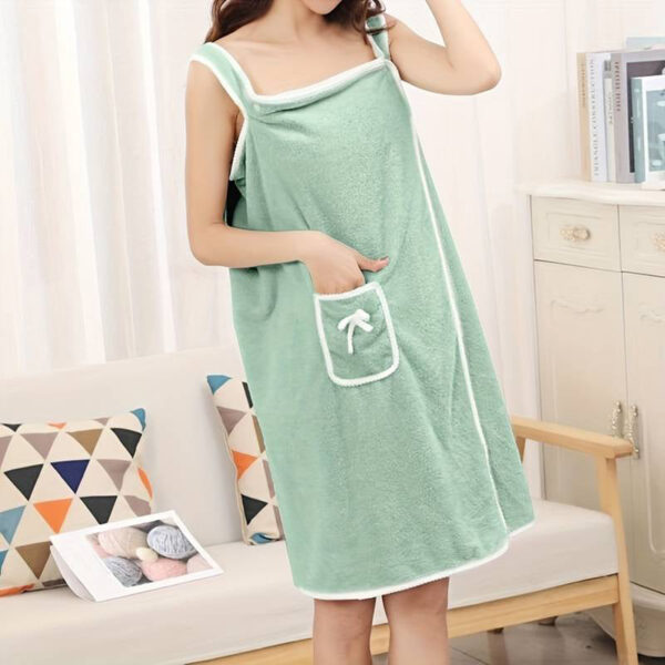Velvessa Microfiber Bath Wrap - Soft Green