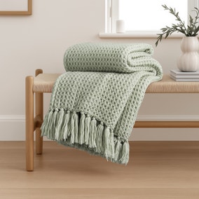 Chunky Waffle Throw
