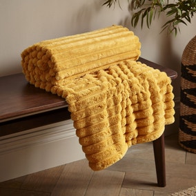 Cosy Ribbed Throw 130cm x 170cm