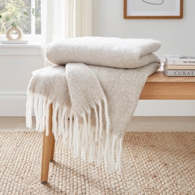 Faux Mohair Throw 130cm x 180cm