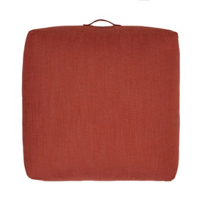 Global Terracotta Slub Floor Cushion