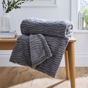 Henwood Textured Fleece Throw 130x170cm