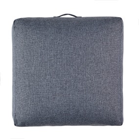 Linen Look Slub Floor Cushion
