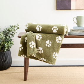Paw Print Throw 130cm x 170cm