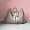 rucomfy Junior Squarbie Velvet Bean Bag rucomfy Junior Squarbie Velvet Bean Bag