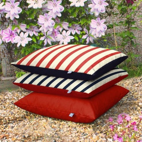 rucomfy Nautical Stripe Indoor Outdoor Floor Cushion